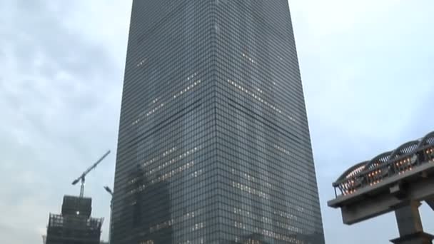 Shanghai Skyline During The Day — Wideo stockowe